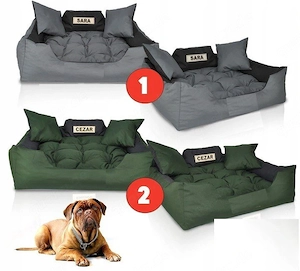 Handmade Hundebett Hundekissen Tierbett Katzenbett Hundekorb Schlafplatz Farbwahl alle Groessen mit