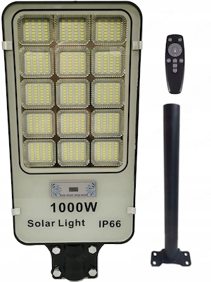 Artikel: STREET LIGHT lamp 800W SOLAR LAMP + holder + REMOTE CONTROL Hochwertiger Artikel aus unsere