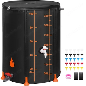 Artikel: Rain barrel rain tank 379 liter foldable rain barrel rainwater barrel water tank rainwater 