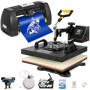 Artikel: Starter Set 5 in 1 Heat Press Transfer Press Vinyl Cutting Plotter Cutting 3 Blades Printin