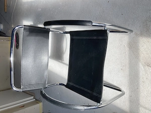 Freischwinger Leder Stuhl 6 Stück
