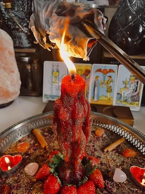 Liebeszauber-Ritual.