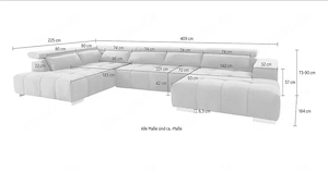 Wohnlandschaft U-Form von OTTO