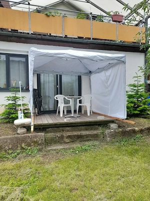 Zelt 2.5x2.5 mit 4 Seitenwände und Tragetasche 70 