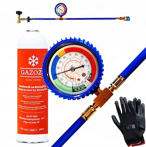 Nachfuellset fuer Klimaanlage Wartung komplett Set R 134a