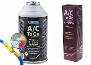 Artikel: Air conditioning maintenance complete set R134a + sealant set Hochwertiger Artikel aus unse