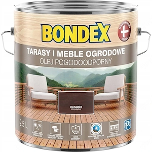 Artikel: Bondex WEATHERPROOF OIL Wood oil color rosewood 2.5l Hochwertiger Artikel aus unserem Onlin