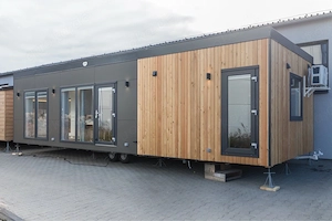 Lark Joli Sky Mobilheim GEG Modulhaus Tiny Haus Chalet winterfest