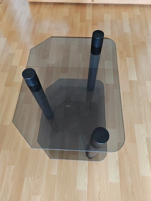 Hifi-Rack mit 2 Ablagen für Plattenspieler, TapeDeck Schallplatte