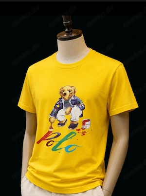 Original Ralph Lauren Polo Bear T-Shirt gelb