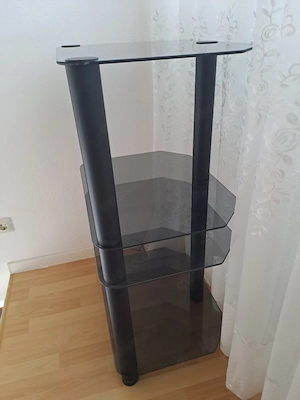 Glasregal für Musik Anlage