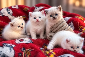  Liebevoll aufgezogene BKH Blue Point Kitten   geimpft & mit Starterpaket ins neue Zuhause 