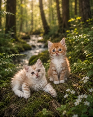 Maine Coon Mix Katerchen suchen ein neues Zuhause 