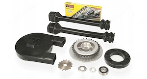 Simson Getriebe hinten & vorne XXXL Set mit Abdeckung Simson SR50