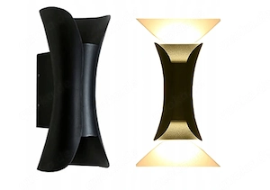 *BESTDEAL* 4x Designer Au enlampe Wandleuchte Anthrazit Schwarz SET