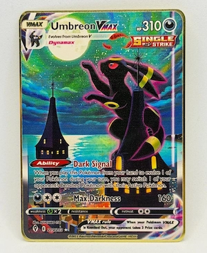 Pokémon Nachtara Metall Karte 