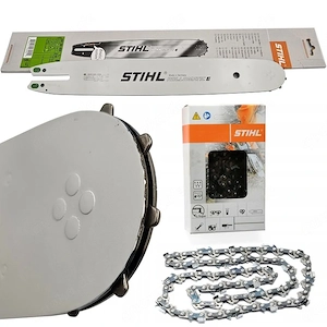 Original STIHL Kette und Schiene Schwert im Set
