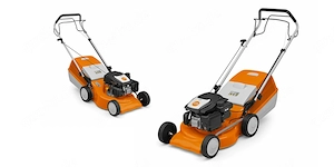 Artikel: Stihl RM 248 T petrol lawn mower + professional gloves (2.8 HP, 46 cm) in a set Hochwertige