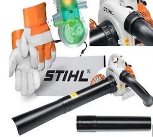 Artikel: Stihl SH 56 Petrol Blower Leaf Blower + Professional Gloves (1 HP, 27.2 cm ), Hochwertiger 