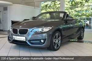 BMW 220 d Sport Line Cabrio~Automatik~Leder~Navi Pro