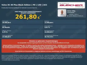 Volvo XC40 Plus Black Edition | PD | LED | ACC