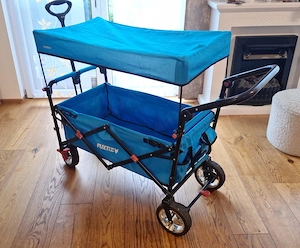 Bollerwagen Fuxtec blau sehr guter Zustand 