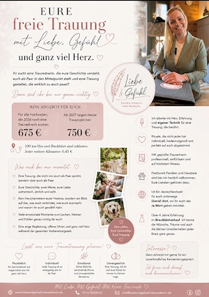 Freie Traurednerin persönlich und mit Herz  Bild 2
