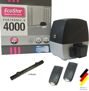Artikel: H rmann EcoStar Portronic S4000 sliding gate drive + 2 hand transmitters drive yard gate Ho