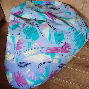 70cm Sitzsack mit Füllung Beanbag Sitzkissen Couch Chillecke Jugendzimmer Kinderzimmer