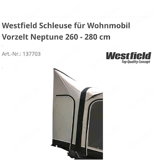Westfield Schleuse für Wohnmobile 