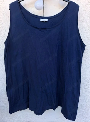 Leichtes Trägershirt Gr. 52-54 dunkelblau YESSICA C&A