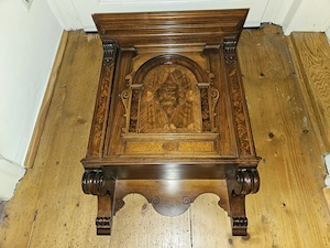 Antik! Schöner Wandschrank Barockstil Intarsien Apothekerschrank TOP Zustand!