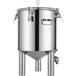 Weinfass, 30 l, Edelstahl, 430 x 560 x 330 mm, f r die Lagerung und Verteilung von Milch,  l, Wein,