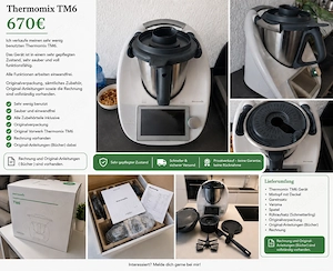 Termomix TM6 mit Rechnung