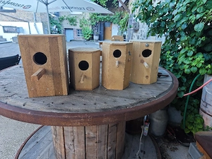 Holz Nistkasten gebraucht je 