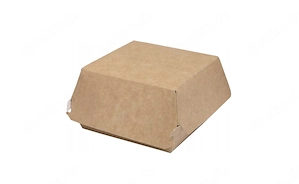  ko-Burgerbox 14,5 x 14,5 x 8 cm, 100 St ck XXL Burger- und Pommesbox Restaurant Snack Food Truck Bi