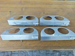 Futter Drehteller Edelstahl 2 Fach 