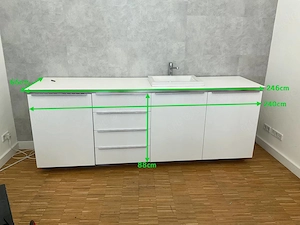 IKEA METOD Möbelzeile mit Duravit & Grohe
