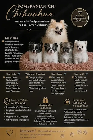 Pomchi chihuhauha zwergspitz edel verpaarung