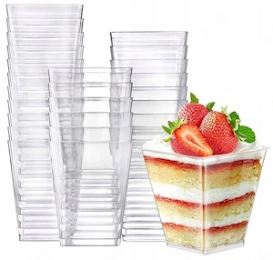 Behaelter becher sweet table fuer desserts 160ml 20 stueck gastro restaurant catering snack bar