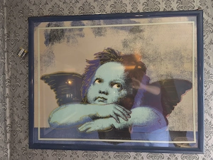 Kunstdruck Engel Raffael Popart