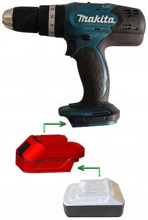 #NEU# Adapter 18V Akku von der Makita G-Serie auf die 18V LXT-Serie Elektrowerkzeuge von Makita