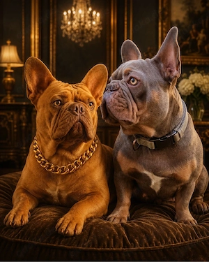 Französische Bulldogge Welpen der Extraklasse mit Ahnentafel in Isabella Cherry Tan   Pied
