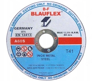 Ein Satz von 100 Trennscheiben aus Metall verf gt  ber ein mit Kunstharz gebundenes und mit Glasfase