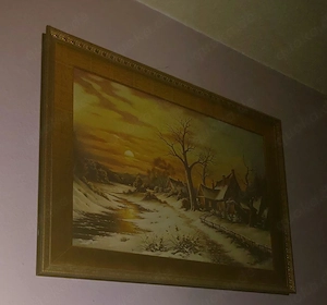 Winter Gemälde 