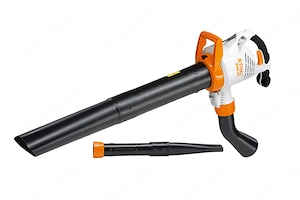 Stihl SHE 81 Leichter, ger uscharmer Elektro-Saugh cksler (1,4 kW, 230 V) im Set mit Stihl-Arbeitsha