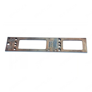 Montageplatte f r GEZE TS 4000 5000 T rschlie er silber Die Verwendung einer T rmontageplatte wird