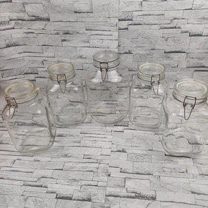 5x Große Gläser 3l 5l Fido Bügelglas Vorratsglas Einmachglas Glas