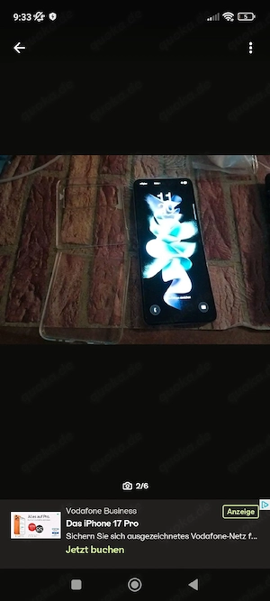 ich verkaufe das Handy samsung Galaxy z Flip 3