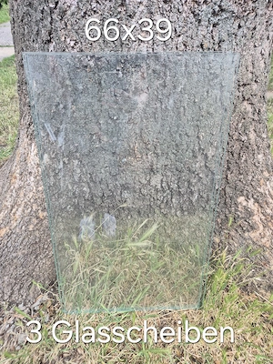 3 Glasscheiben 66x39